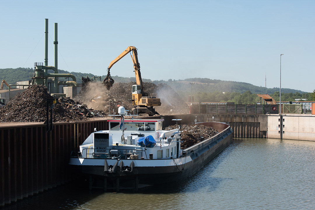 Terminal der Theo Steil GmbH am Hafen Trier